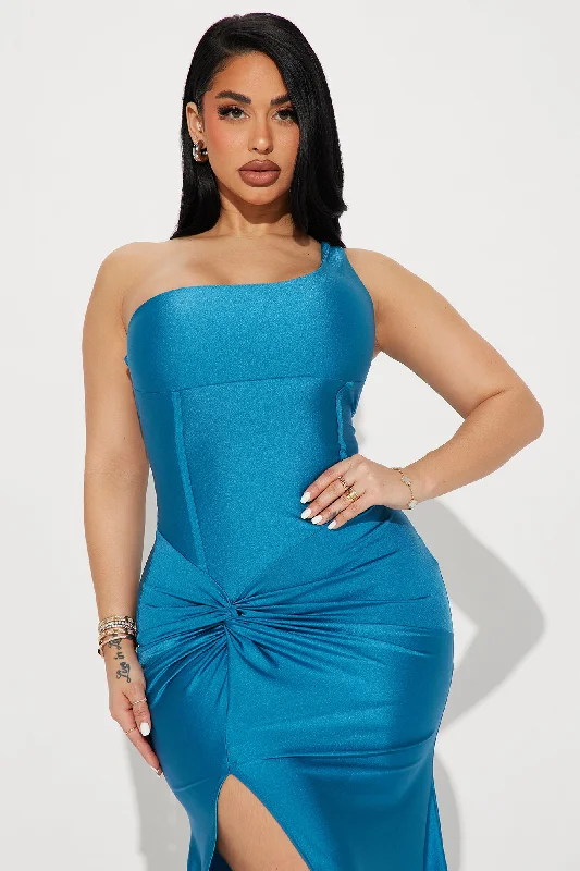 Grab A Glass Maxi Dress - Teal