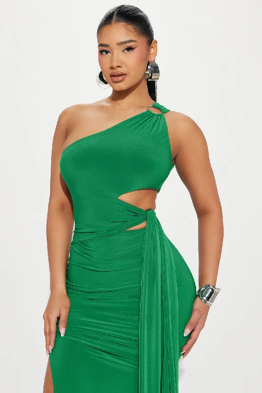 It's Called Elegance Maxi Dress - Emerald