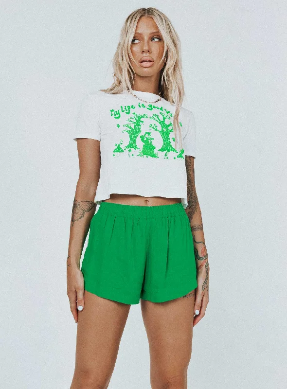 Beach House Shorts Green