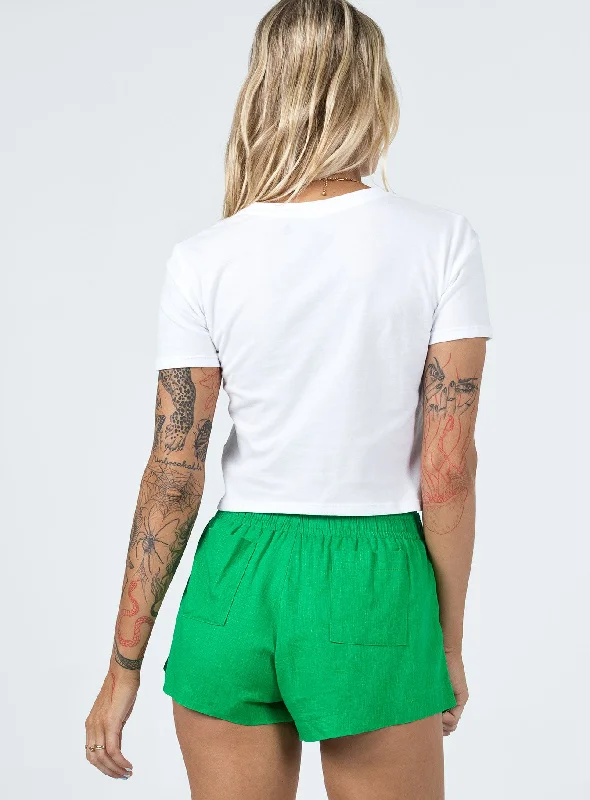 Beach House Shorts Green