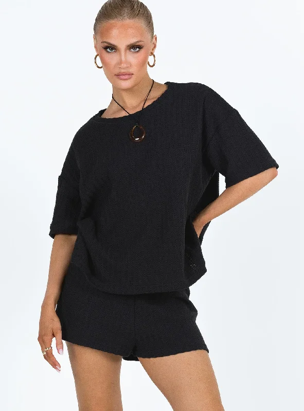 Cammie Knit Set Black