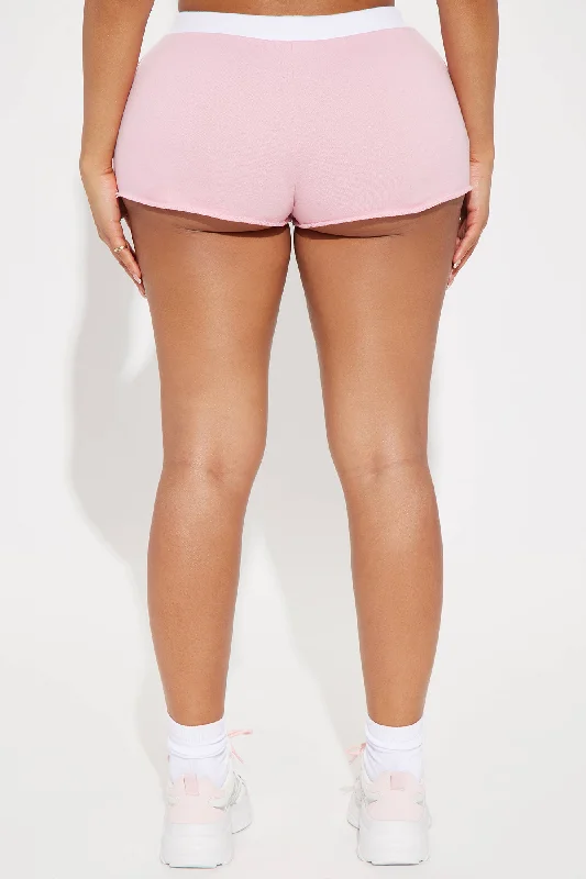 Just A Homebody Lounge Short - Pink