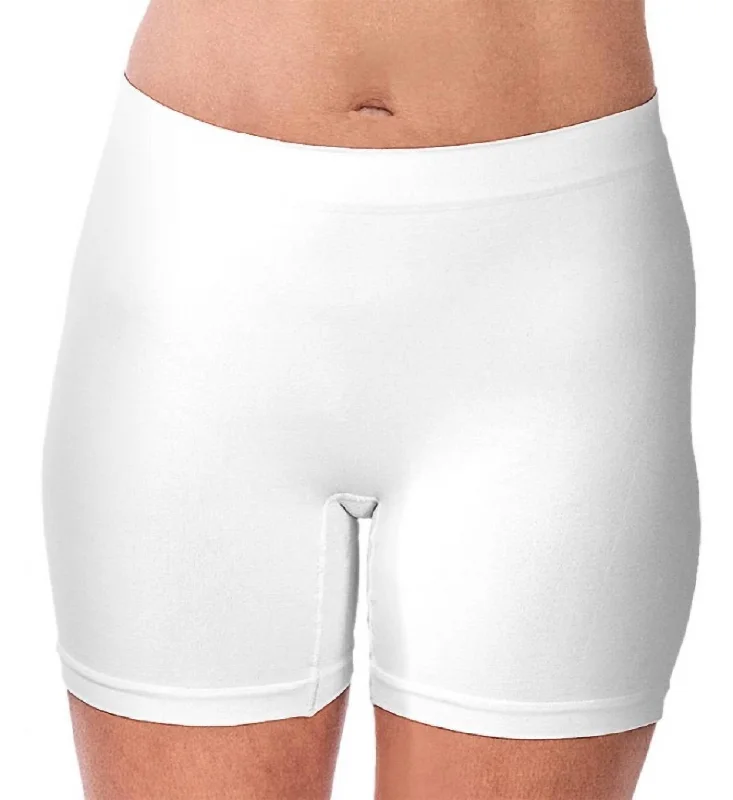 Seamless Boxer Short In White