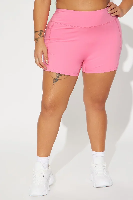 Success Elevate Booty Short - Hot Pink