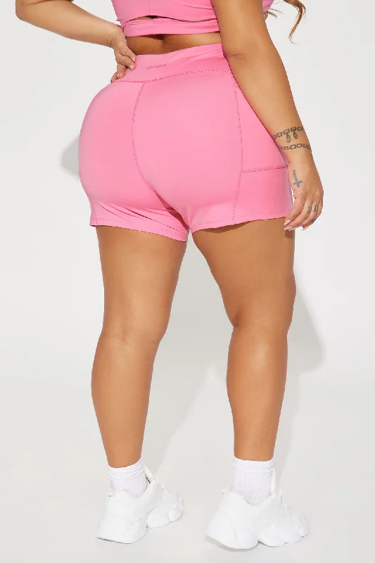 Success Elevate Booty Short - Hot Pink