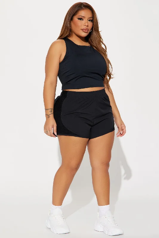 Track It Active Running Short - Black