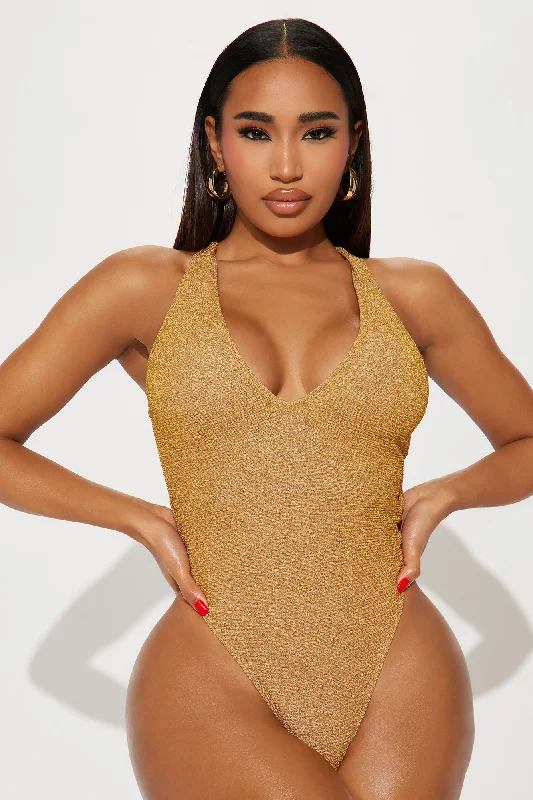 Glowing Goddess 1 Piece Swimsuit  - Copper