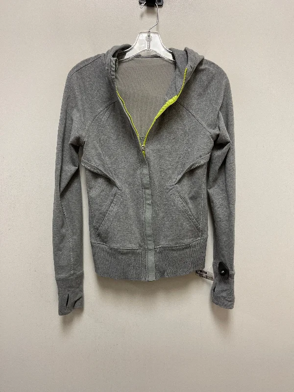 Grey Athletic Jacket Lululemon, Size S