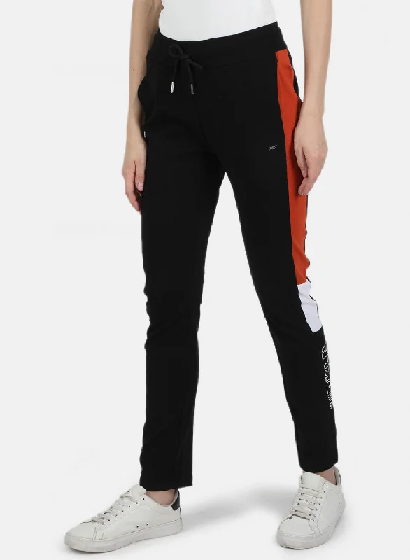 Women Black Regular Fit Lower