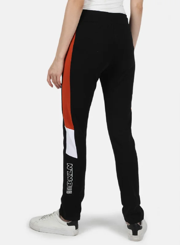 Women Black Regular Fit Lower