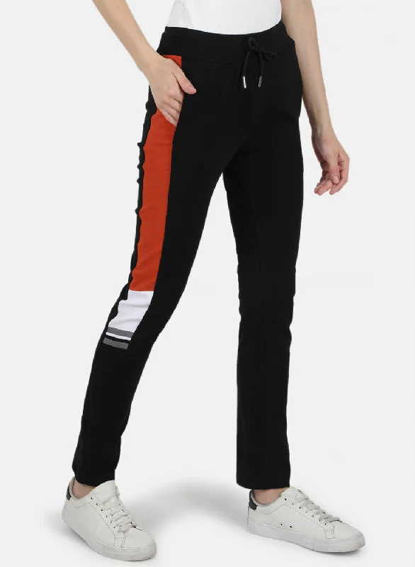 Women Black Regular Fit Lower