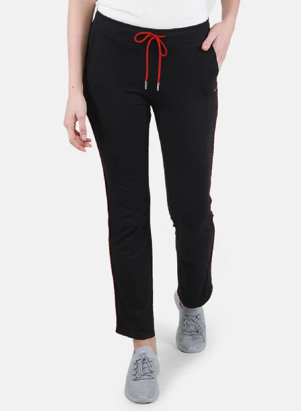 Women Black Regular Fit Lower