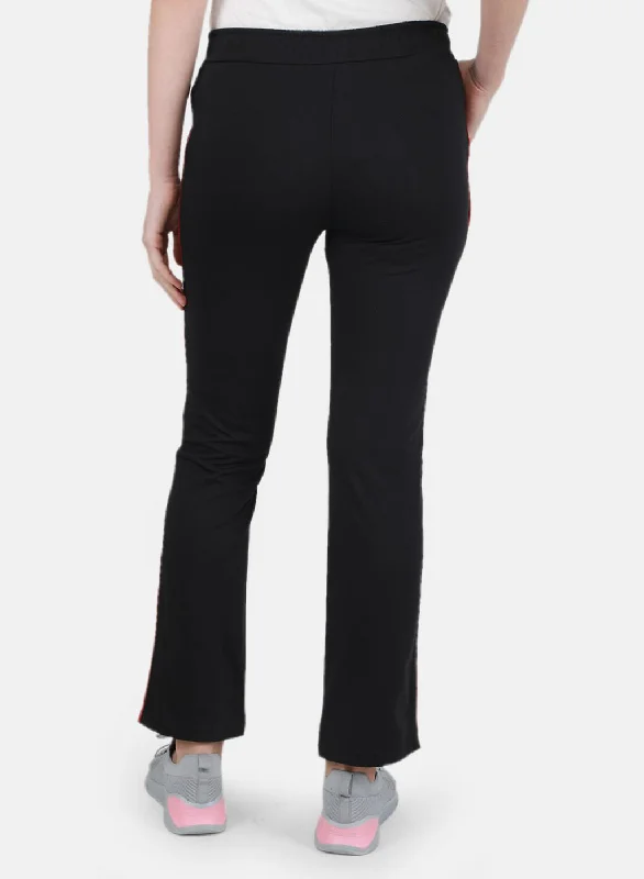 Women Black Regular Fit Lower