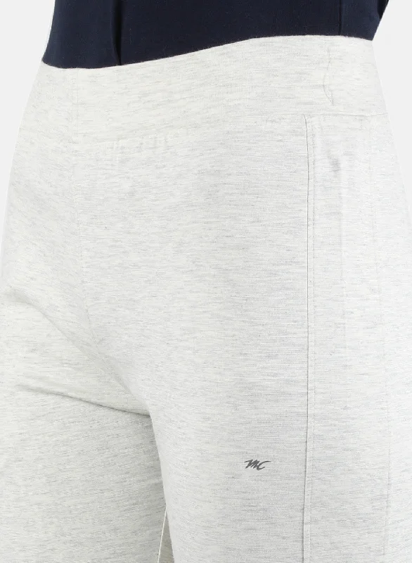 Women Grey Plain Capri