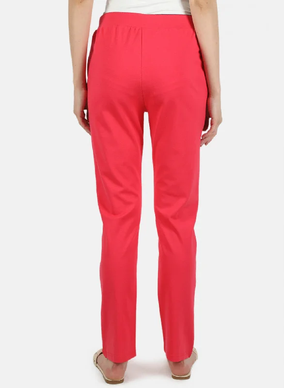 Women Pink Regular Fit Lower