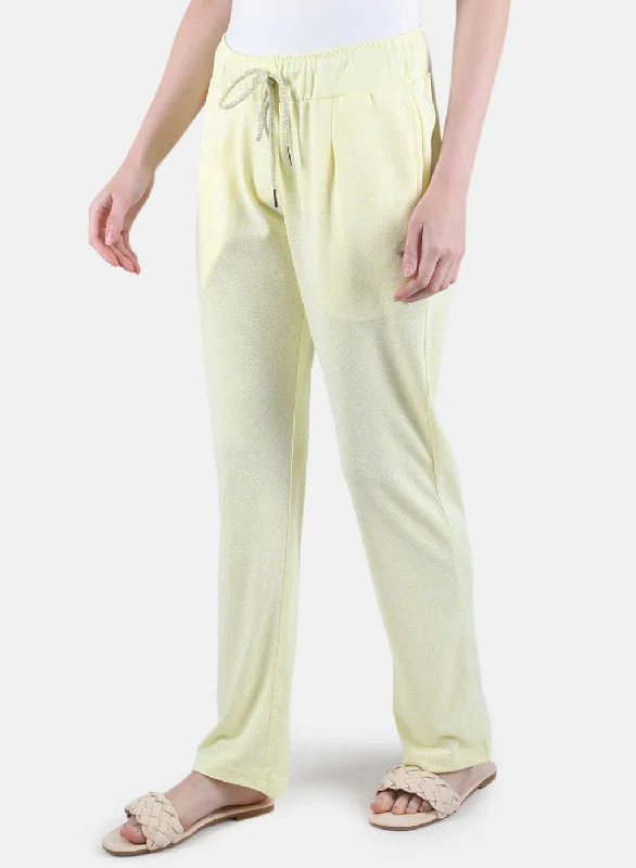 Women Yellow Regular Fit Lower