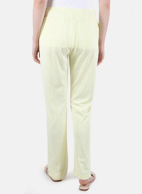 Women Yellow Regular Fit Lower