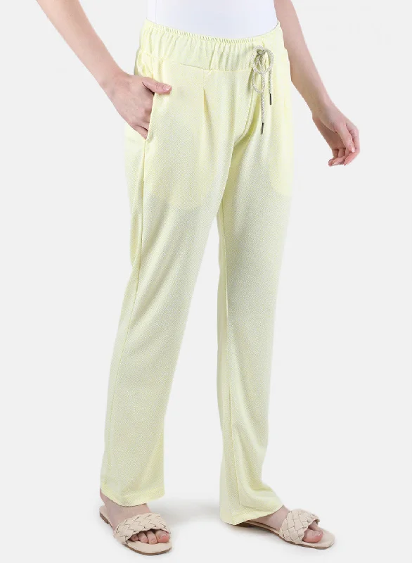 Women Yellow Regular Fit Lower