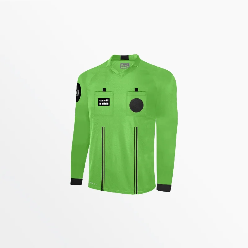 MEN'S OFFICIAL REFEREE V-NECK LONG SLEEVE JERSEY