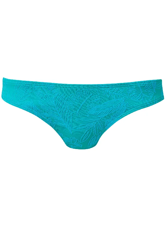 Texture scoop bikini bottom - Tropic Palm