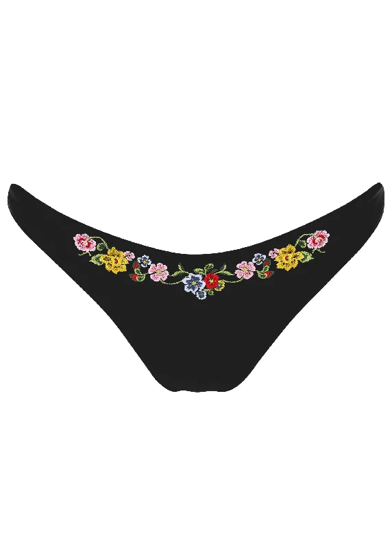 Embroidered scoop bottom - Fiesta Romance Embroidery